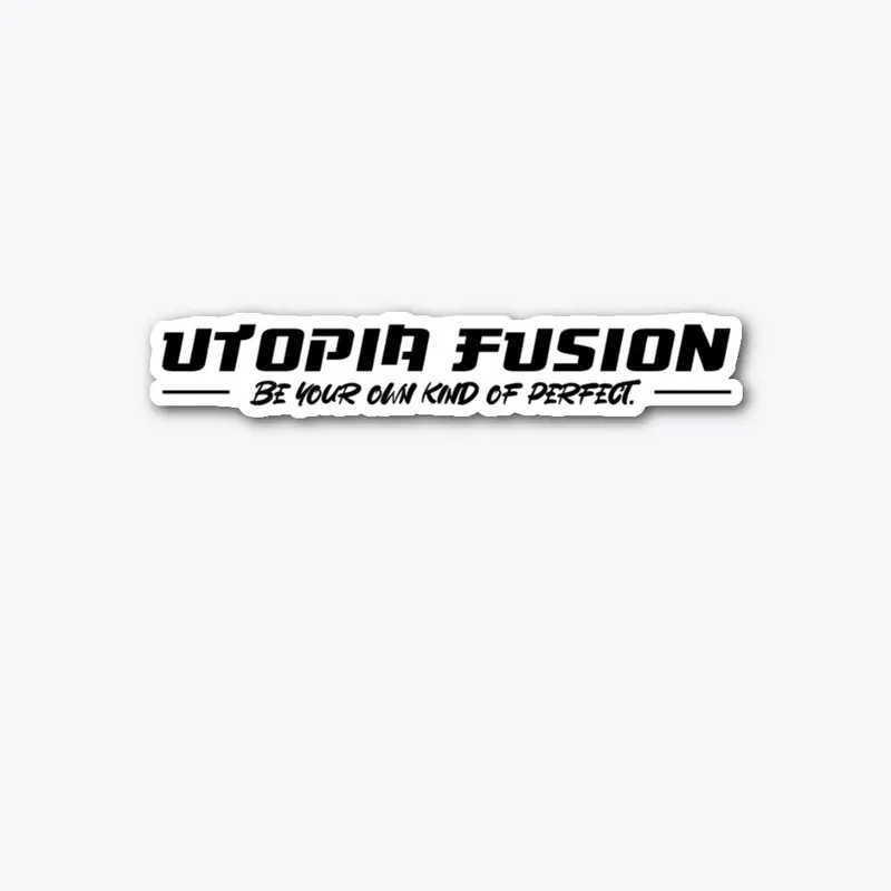 Utopia Fusion Logo with Slogan